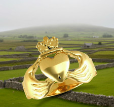 Yellow Gold Claddagh Ring