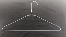 White Metal Wire Plain Hangers