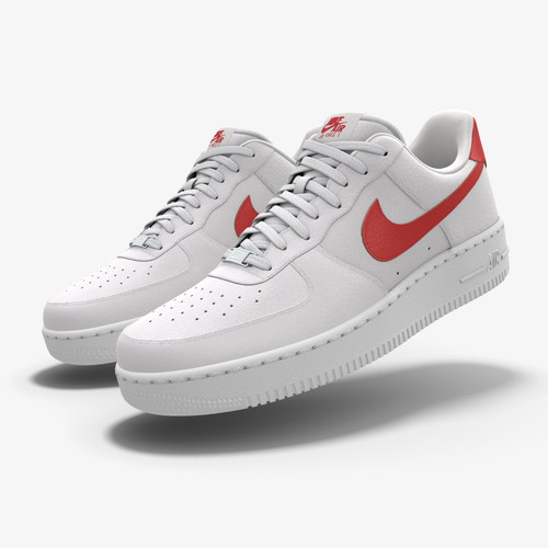 Nlke air force white - force, red