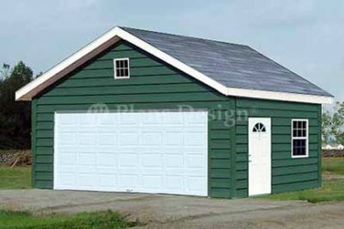 Two car garage - 20,