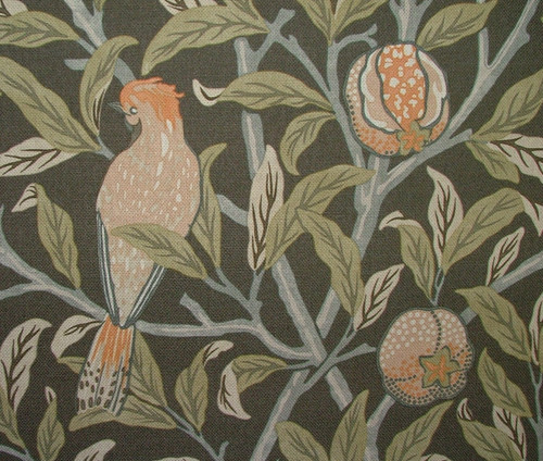 William morris fabric - fabric, bird