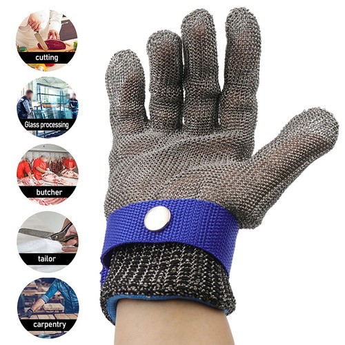 Stainless steel glove - stainless, cut