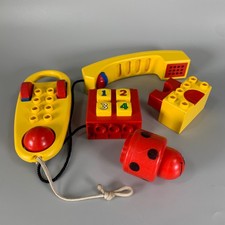 Vintage Lego Baby Duplo Primo Bundle Phone Chimes Rattle Pull Toy Ladybird Bug
