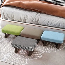 Small Footstool Ottoman Soft