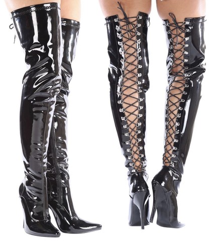 Gizelle thigh high stiletto - high,