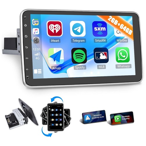 Rotatable 1 din car - din,
