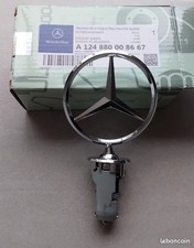 Mercedes W124 E-Class Year 1985-1995 Star Chrome Metal Hood Emblem