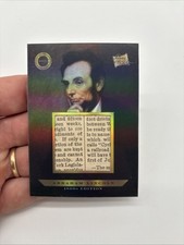 2025 PIECES OF THE PAST 1800s Edition Abraham Lincoln Document Relic 131