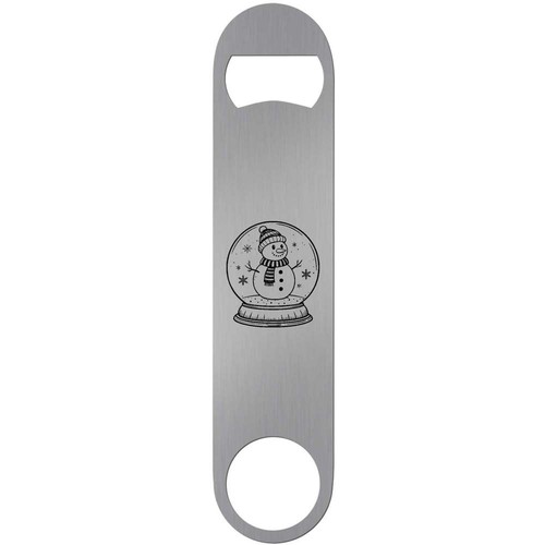 'Snowman Snow Globe' Bar Blade