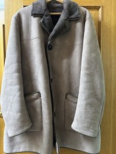 Vintage Nurseys Sheepskin 3/4 Length Coat Size Large