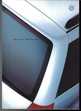 Volkswagen Golf Estate Mk4 1999-2000 UK Market Sales Brochure V5, SE, S & E