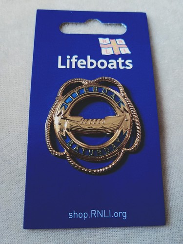 Rnli lifeboat saturday enamel - lifeboat,