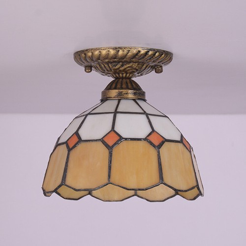 Tiffany flush mount - mount, ceiling
