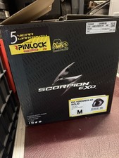 Scorpion EXO-1400 Carbon Air (Glossy Black) – Size M + Accessories