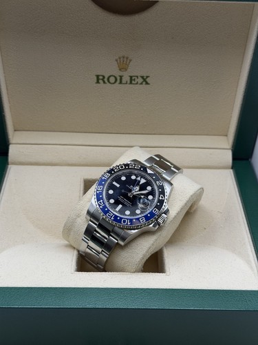 Rolex gmt master - ii, batman