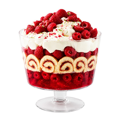 Trifle bowl footed - footed, stem