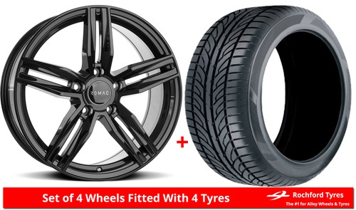 Alloy wheels tyres romac - 17",