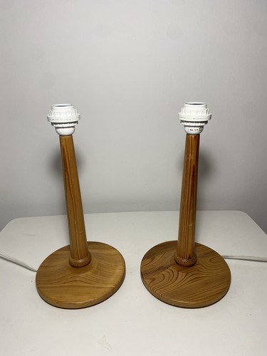 Ikea wooden lamp base 2 - lamp,