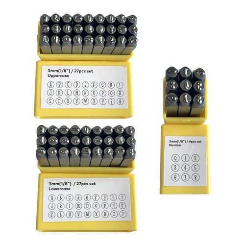 Engraving tool set - with, metal