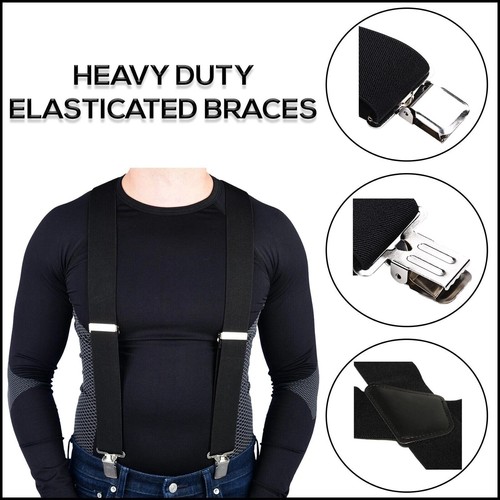 Mens elasticated heavy - heavy, duty