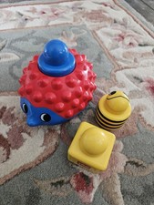 LEGO Primo Duplo Hedgehog Retro Blue Red Moving Bee 