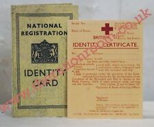 1940's-WW2-Re enactment Wartime-Musuem Replica ID CARD & MILITARY MEDICAL CARD