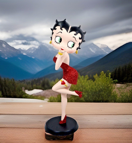 Betty boop blowing kiss red - betty,