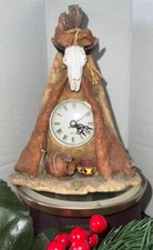 Quartz Clock Indian Tee Pee 