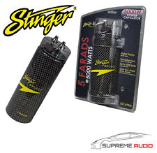 STINGER SSCAP5M 5 Farad 5000 Watt Car Amp Amplifier Digital Power Cap Capacitor