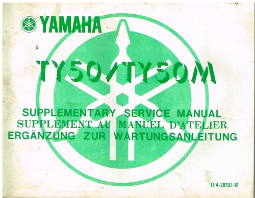 Yamaha ty50 ty50m - ty50, original
