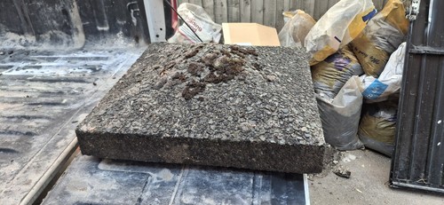 Reclaimed concrete pillar caps - reclaimed,