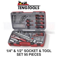 Teng Tools 95 Piece 1/4" &