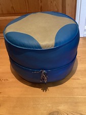 Vintage retro pouffe footstool - retro,