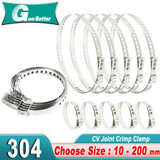 304Steel Universal Adjustable AXLE CV Joint Boot Crimp Clamp Kit, CV Boot Clamp 