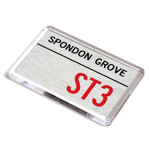 Fridge magnet spondon grove - fridge,