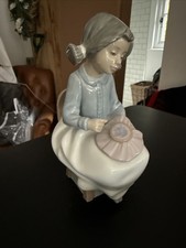RARE Nao by Lladro Seated Girl