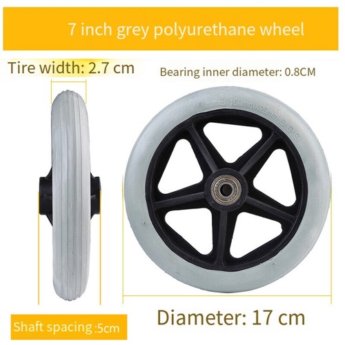 Solid wheelchair - 6/7/8",