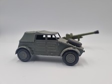 DINKY TOYS 617 VW VOLKSWAGEN KDF & 50MM PAK ANTI-TANK GUN GERMAN WWII WORLD WAR