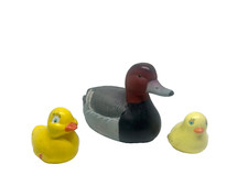3 Ceramic Ducks Hand Crafted and Hand Painted Vintage