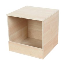 Parakeet Nesting Box Wooden Pigeon Nesting Box for Lovebirds Finch Conure