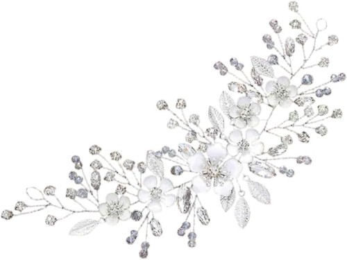 Flower bride wedding hair - wedding, vine