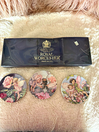 Royal worcester flower - flower, fairies