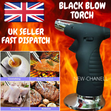 Kitchen Blow Torch BUTANE GAS MINI MICRO WIRELESS COOK SOLDERING BLACK