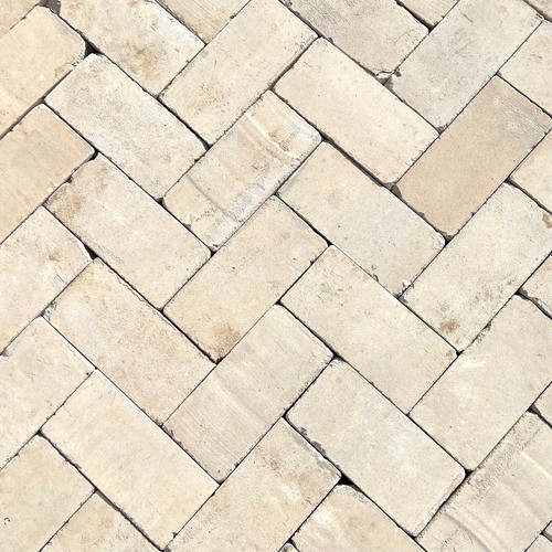 Reclaimed white paving bricks - reclaimed,