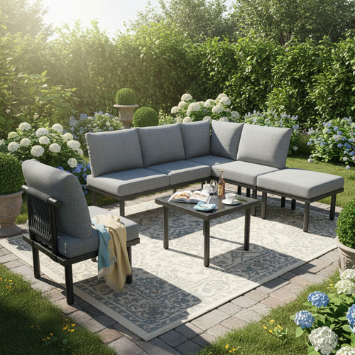 Galvanized iron frame garden - galvanized,