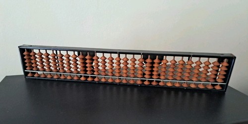 Japanese soroban wood - wood, bead