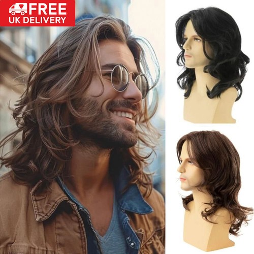 Men middle long - men's, wig