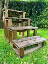 Large 4 Step Stairs 75cm for Horse Mounting Block, Pools, Hot Tubs, Trampolines