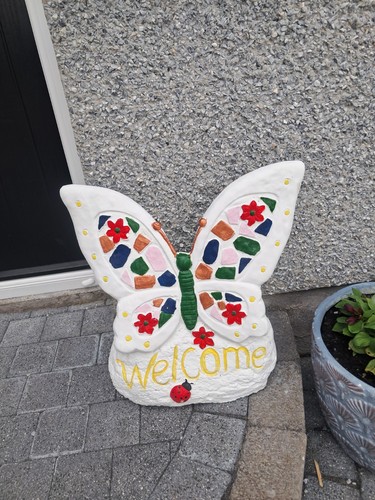 Large butterly welcome - large,