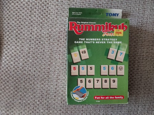 1995 tomy rummikub travel - rummikub,